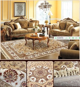 原单外贸高档真丝地毯波丝风格做工精细图案漂亮客厅卧室多种尺寸