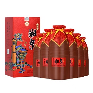 52度湘泉乡恋 湘泉系列酒鬼酒湘泉乡恋500ml*6瓶 纯粮酒