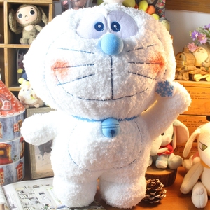 日单正版 哆啦a梦叮当猫 机器猫 圣诞雪人毛绒公仔 玩偶 生日礼物