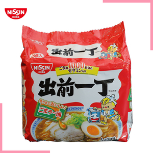 日清进口 出前一丁麻油味 公仔面 方便面包装