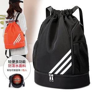 定制篮球袋篮球包收纳包足球包训练背包抽绳旅行双肩包运动健身包