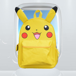 皮卡丘背包黄色双肩包小号男女学生书包幼儿园轻便1234年级宝可梦