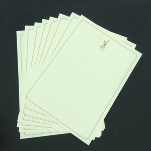 米白色16开信纸一本八张复古文艺小清新情侣书信函信笺书法草稿纸