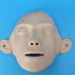橡皮人专用配件 急救假人可换脸皮 心肺复苏模拟人面皮cpr人脸皮