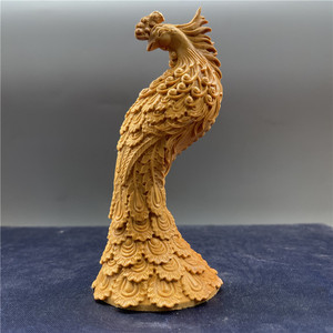根雕凤凰