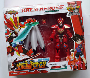 图腾领域2炼兽觉醒变形机器人祖灵兽桑落天狗武罗梼杌随机赠拼装