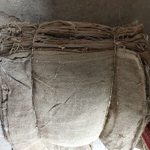 老式麻布编织袋 防汛麻袋包装陈皮五金老式麻包袋 防滑铺路麻袋片