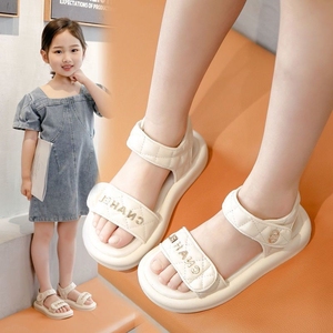 凉鞋时装百搭运动鞋小女孩外穿四五九十个月宝宝鞋子九个一字夏外