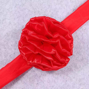 米修结婚喜庆大红绸布剪彩大红花布条舞狮腰鼓用红绸布八美缎布