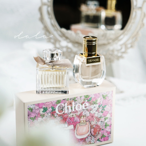 chloe蔻依香水带喷头nomade小猪包肉丝带edp20ml套盒装