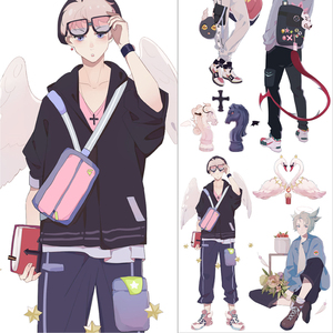 okmt新七天和纸胶带原创手帐小哥哥devil of angel装饰贴纸网红款