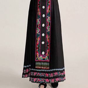 苗族裙子长短款百褶摆裙云南贵州少数民族演出服装广场舞民族裙子