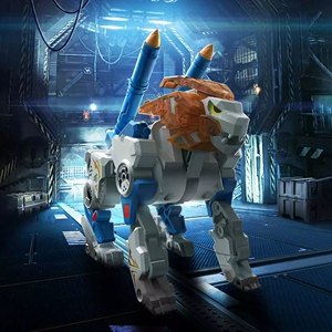 变形玩具 52toys 猛兽匣 设计狮 雷纳多 狮子 小米限定 动物 机甲