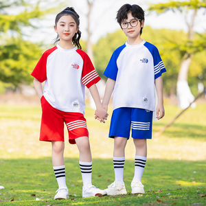 新款校服套装小学生运动会班服校服幼儿园园服啦啦啦队服精品套装