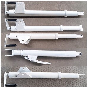 加厚加长搅拌车配件手摇升降杆伸缩杆混凝土罐车下料槽卸料斗支撑