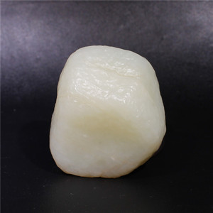 99克新疆和田玉真品羊脂白玉天然戈壁料原石细腻手把件料雕刻料