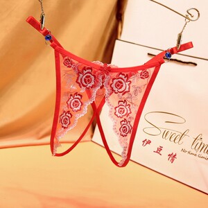 丁字裤情趣内裤开裆式