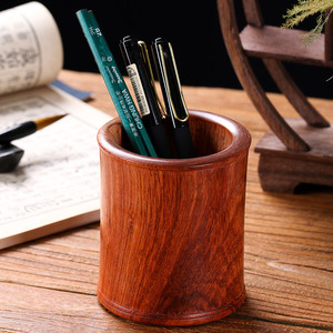笔筒木质古风