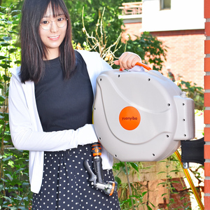 自动水管收卷器浇花水管自动收管自动回收水管收纳洗车管收管器