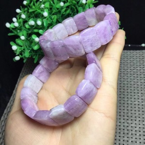 特色天然紫锂辉石手链女式12mm手排弹性水晶手串颗颗猫眼转运饰品