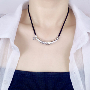 项圈女颈带银925纯银