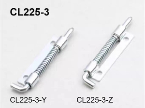 生久柜锁CL225-3-Z/Y不锈钢铁铰链平板焊接式铰链弹簧插销转轴