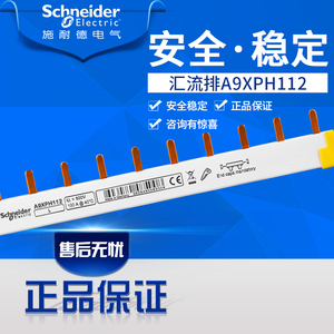 施耐德汇流排 1p汇流排12位 德国进口 连接铜排 接线排a9xph112
