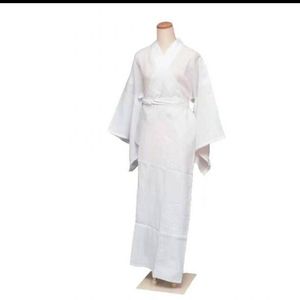日本和服浴衣内搭白色连衣裙振袖内搭现货打底衫长款肌襦内衬和服