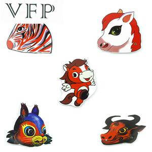 小马过河动物头饰 儿童表演道具幼儿园舞台演出面具课堂教学用品