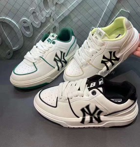 韩国正品直邮mlb厚底ny休闲运动板鞋春新款增高老爹鞋3asxca12n