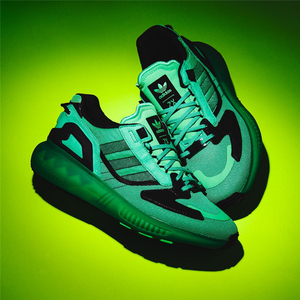 正品adidas 阿迪达斯 zx 5k boost 复古绿色缓震透气休闲跑步鞋男