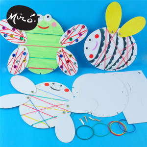橡皮筋昆虫制作华仔幼儿园开学环境创设材料包儿童手工diy制作
