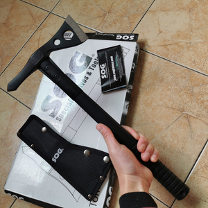 清仓瑕疵正品sog索格战斗斧野营户外手斧劈柴斧格斗斧子消防手斧