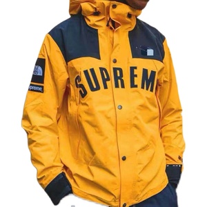 现货supreme 19ss 拼色冲锋衣夹克外套 男女同款