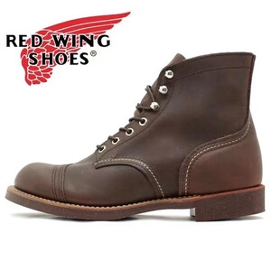 国内现货 red wing 8111 美产红翼 工装靴 iron range 木屑底