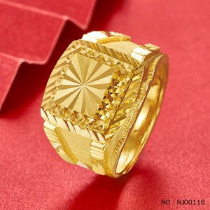 金戒指男黄金999足金老凤祥