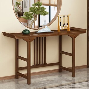 供桌摆件家用供奉佛龛寺庙观音神像供台香火台小香案香炉神台桌