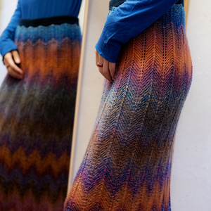 手工编织毛线裙