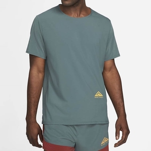现货nike/耐克 男跑步t恤rise 365 trail健身短袖cz9051-387-689
