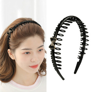 发箍女发捆短发带齿压发卡防滑百搭发饰韩国成年简约发窟头箍头饰