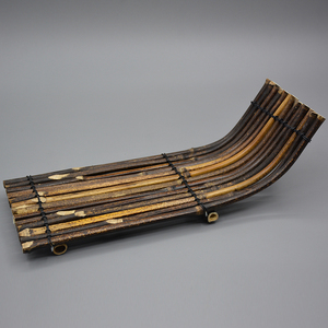 竹排意境菜茶道配件复古牛肉盘子竹制工艺品创意冷菜摆盘装饰商用