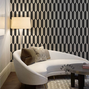 艺术墙布壁纸时尚混搭经典黑白色高级感壁布摩登风格个性1011.1.3