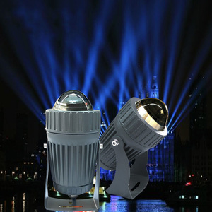 led一束光聚光灯户外防水洗墙射灯景观探照灯酒店楼顶别墅外墙灯