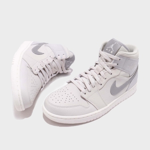 正品代购air jordan retro 1 aj1明星款银灰色反光高帮男子篮球鞋