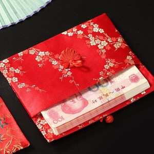 份子钱压岁钱结婚钱袋新年礼金包红包袋聘礼礼物布艺中国风大红包