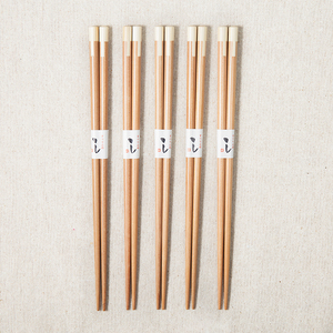 米立风物简约快子竹木拼接筷子家用实木筷子创意尖头筷子家庭装