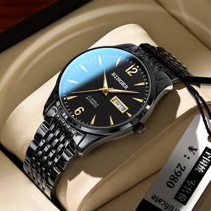 宾格正品男士手表纯机械表全自动高级感瑞士品牌防水商务名牌男款