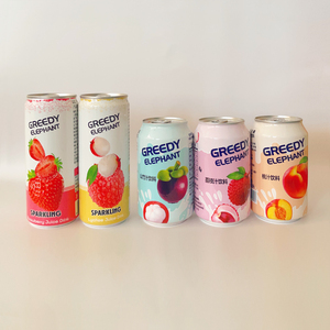 越南原装进口馋味象果汁饮料330ml罐装混合果味桃汁山竹汁草莓汁