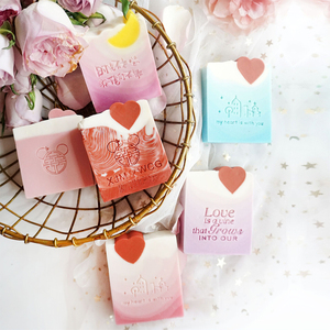 笙愫霖冷制手工皂婚礼伴手礼手工皂伴娘礼物伴郎定制香皂刻字肥皂