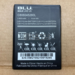 适用于 BLU V7 Vivo X5 C806045280L电池板 2800mAh 10.64Wh 3.8V